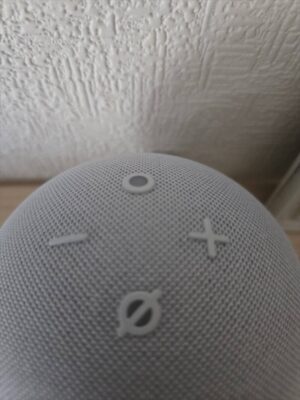 Echo Dot第5世代の上部にある4つのボタンの配置
