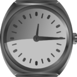 スマートウォッチのアナログ時計
